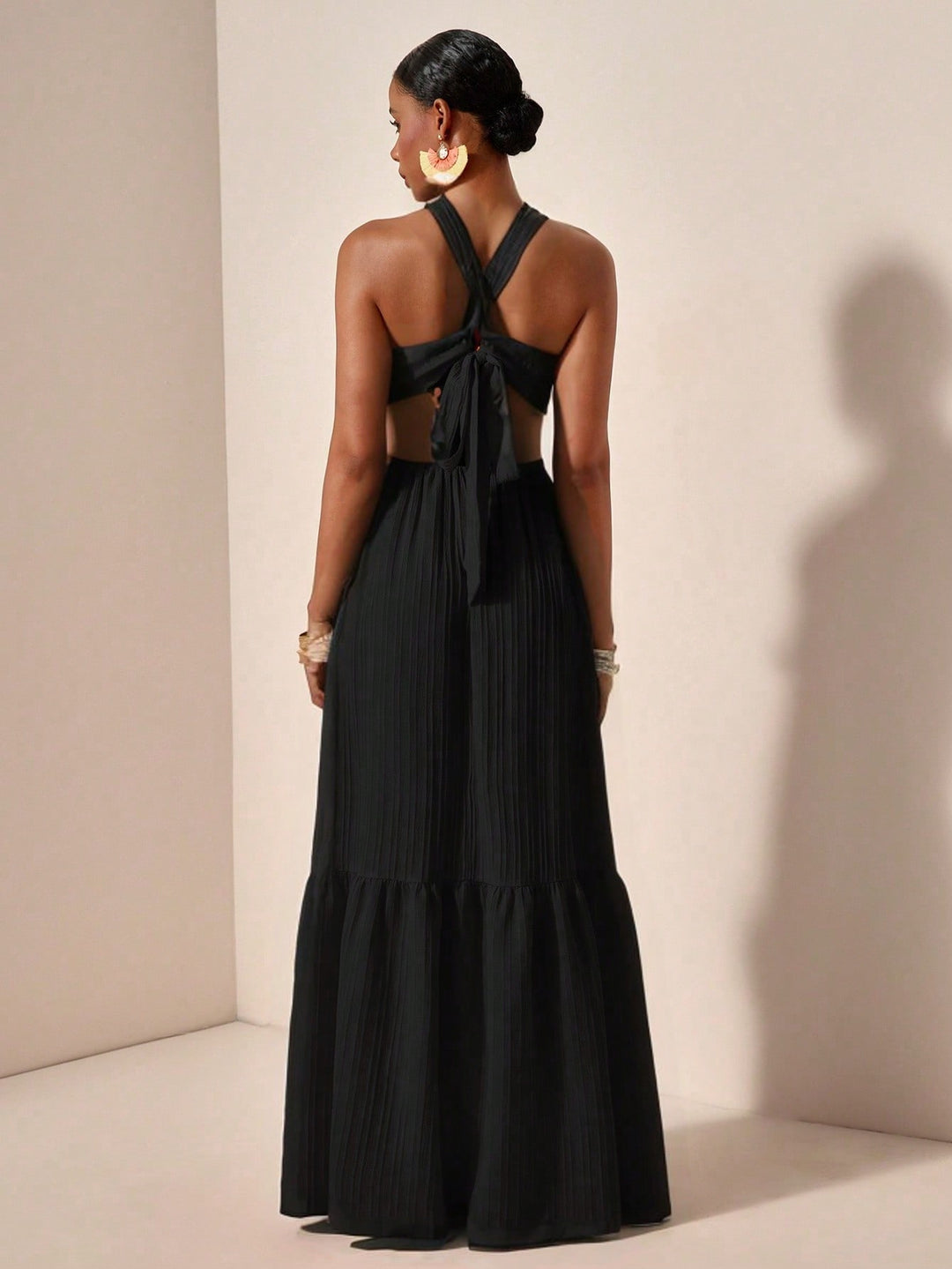 Rochie maxi SHEIN, negru
