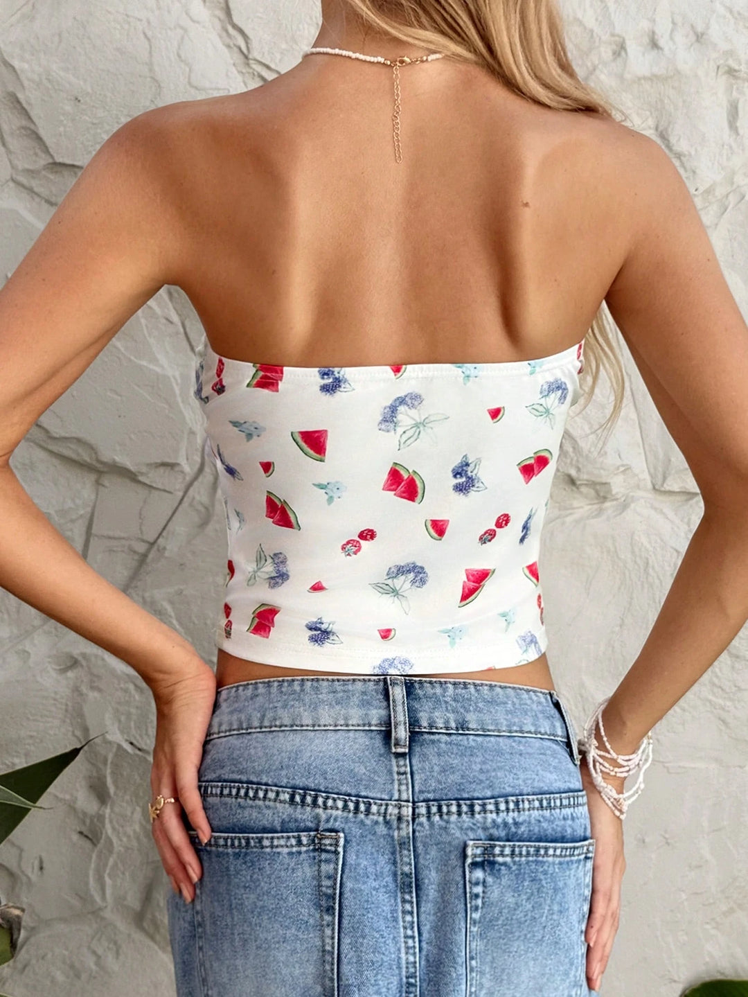 Top SHEIN, alb