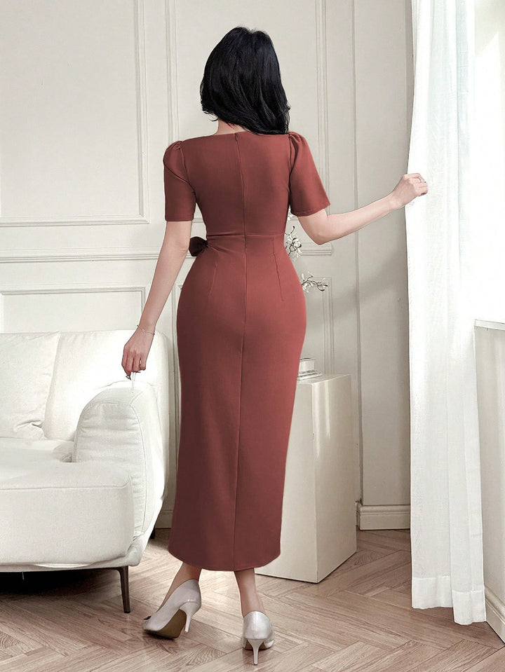 Rochie maxi SHEIN, vișiniu