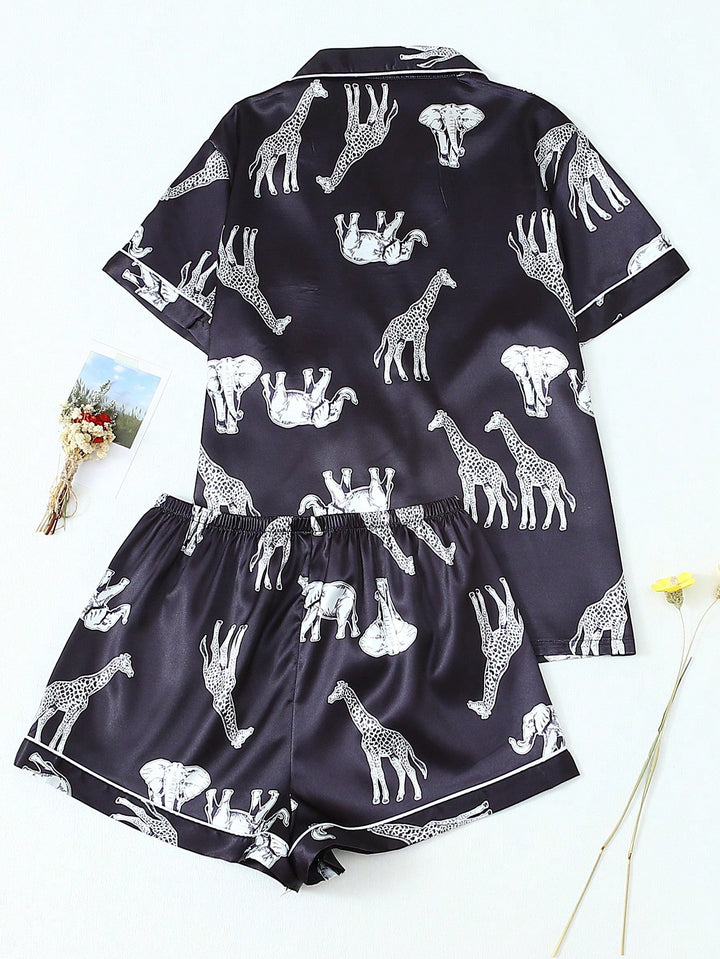 Pijama SHEIN, negru