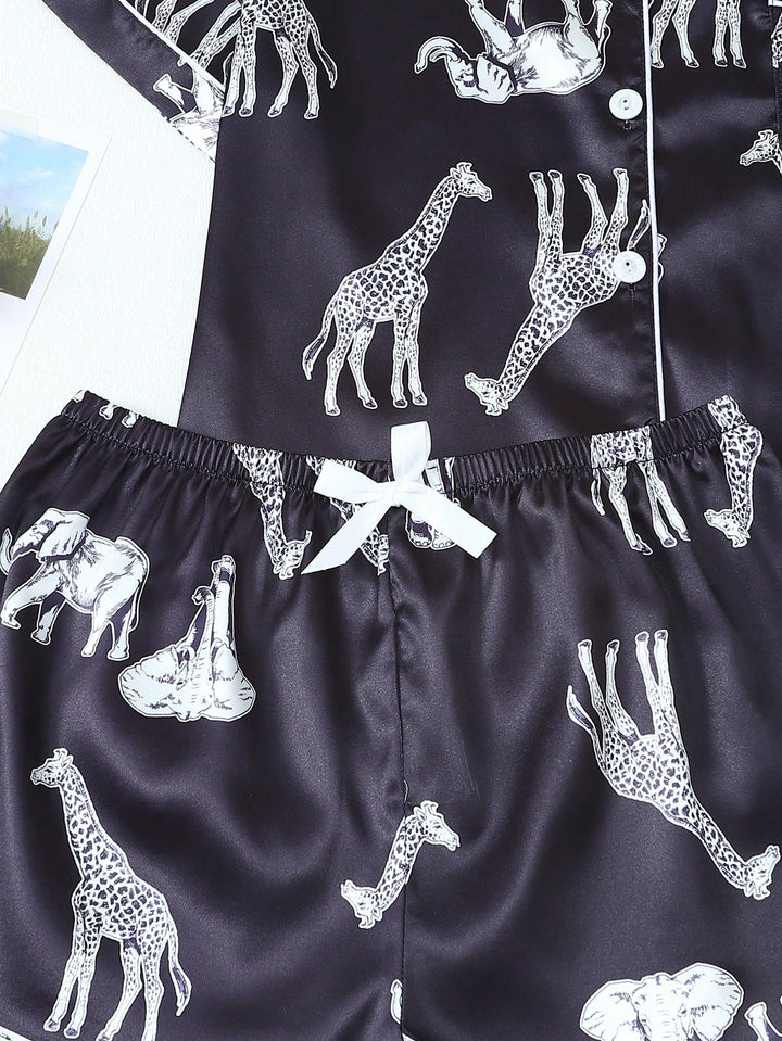 Pijama SHEIN, negru