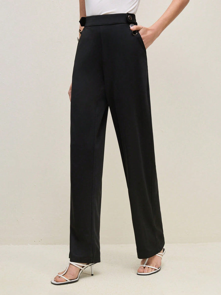 Pantaloni SHEIN, negru