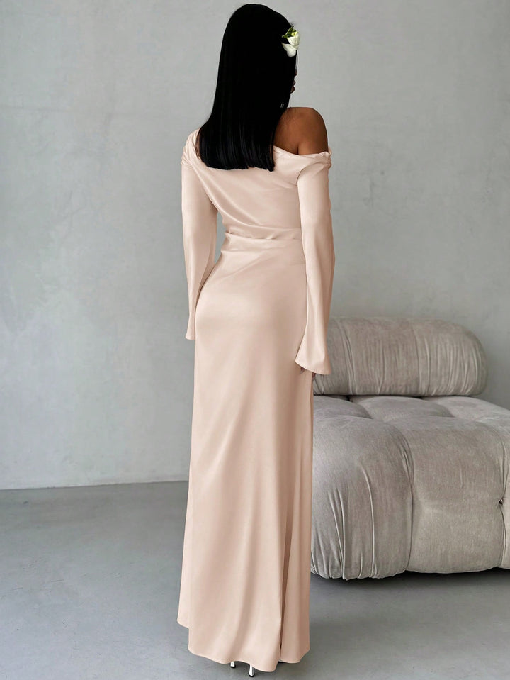 Rochie maxi SHEIN, kaki