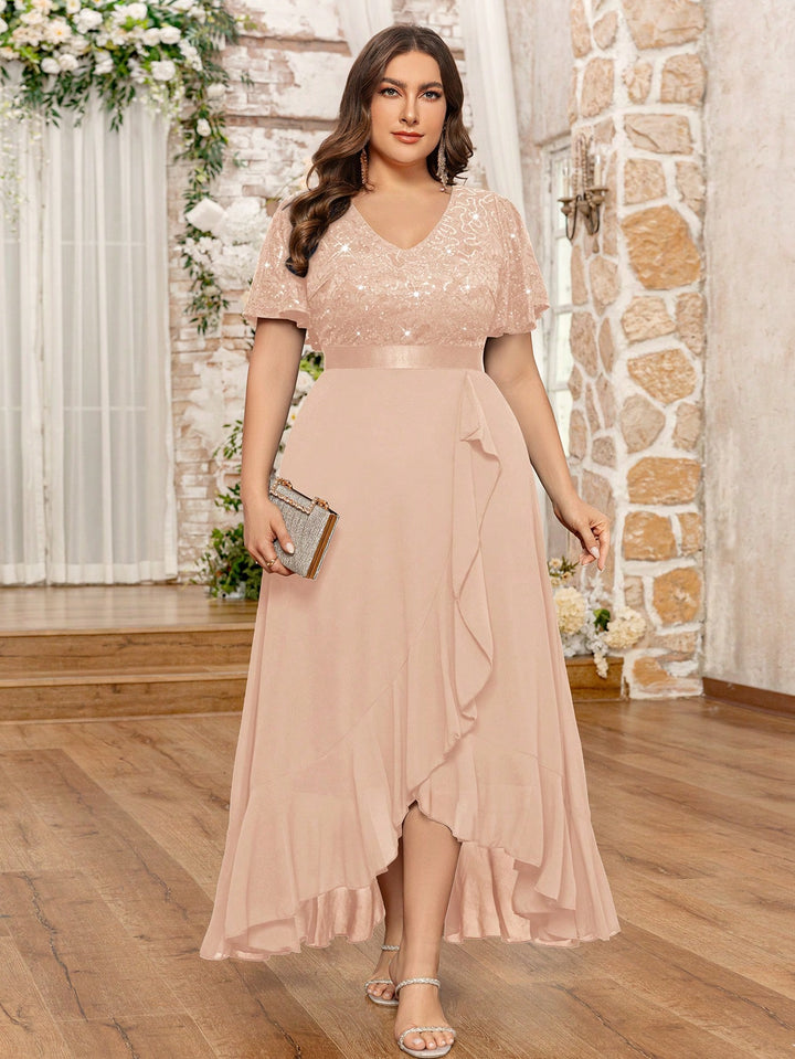 Rochie maxi SHEIN, bej