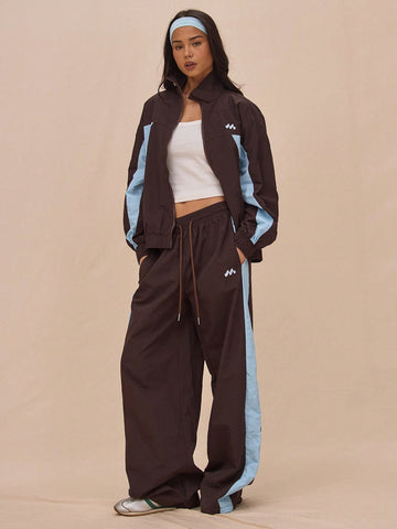Pantaloni SHEIN, maro