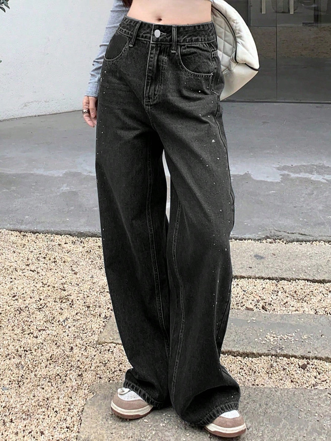 Jeans SHEIN, gri