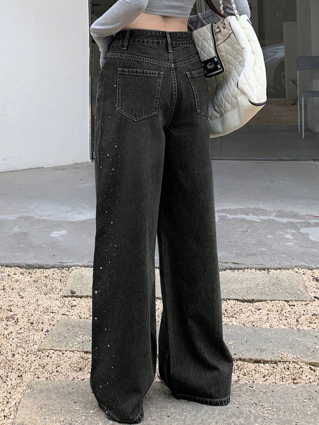 Jeans SHEIN, gri
