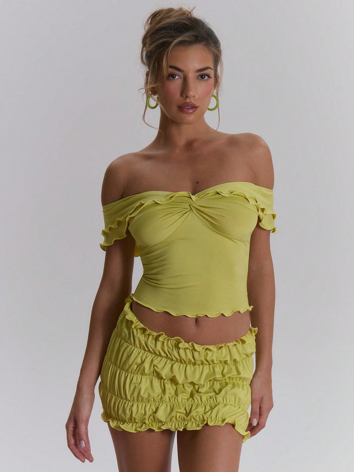 Top SHEIN, verde
