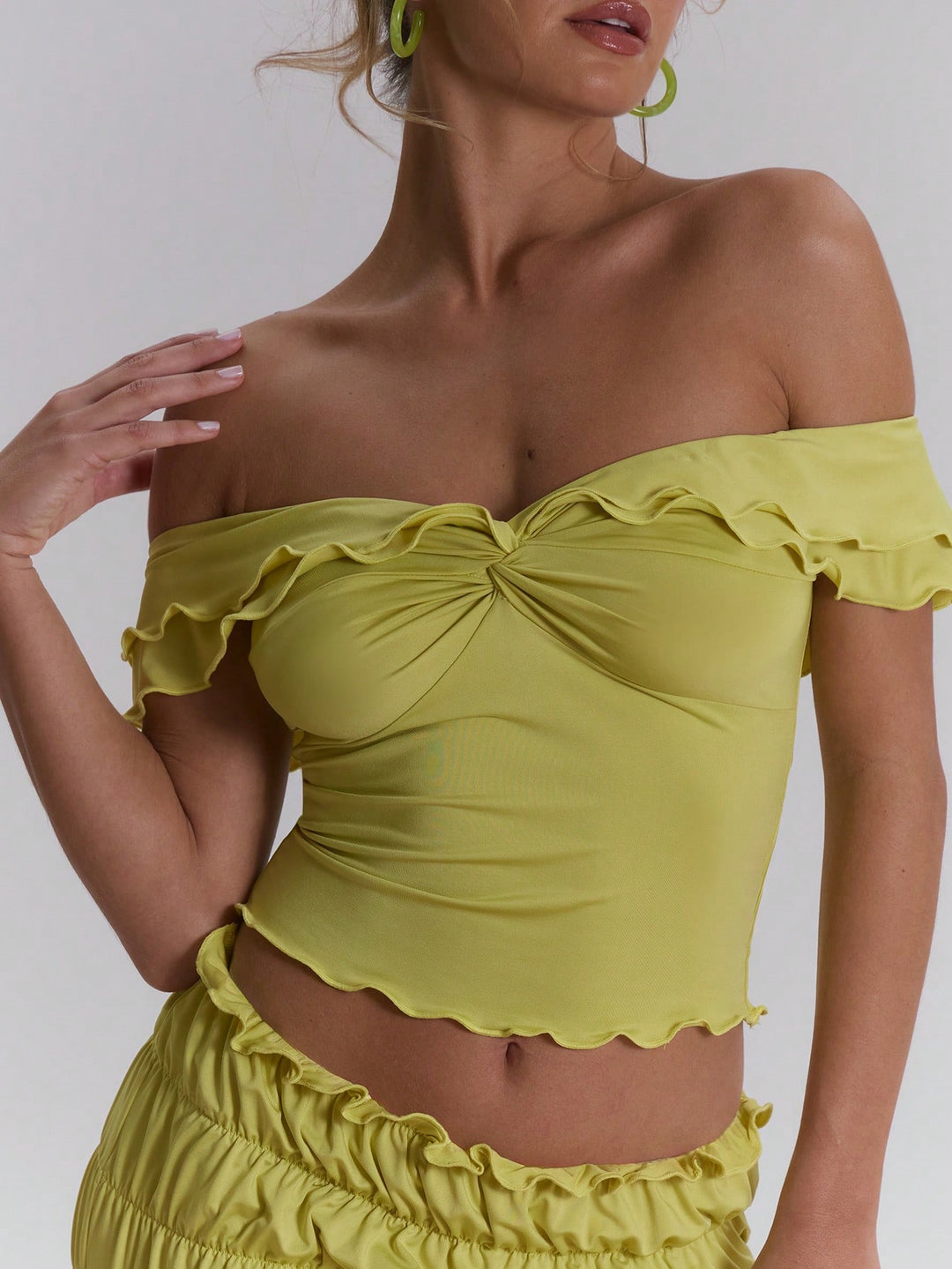 Top SHEIN, kaki