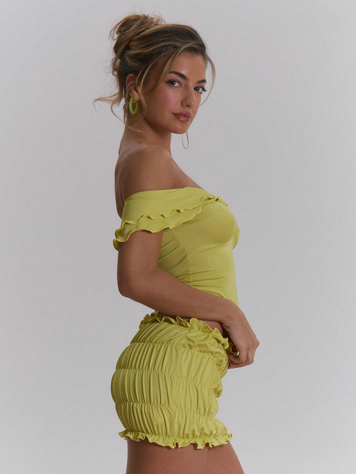 Top SHEIN, verde