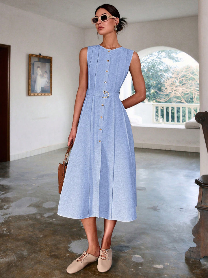 Rochie maxi SHEIN, albastru