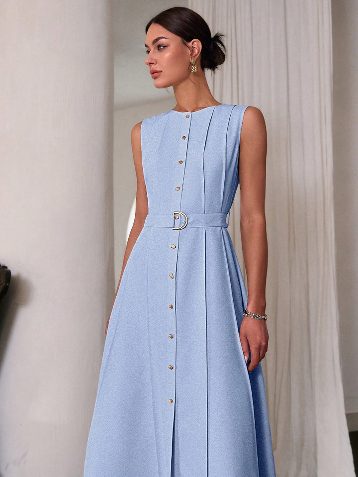 Rochie maxi SHEIN, albastru