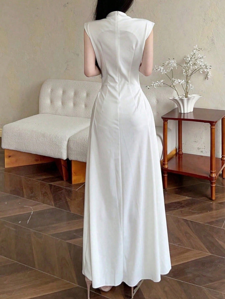Rochie maxi SHEIN, alb