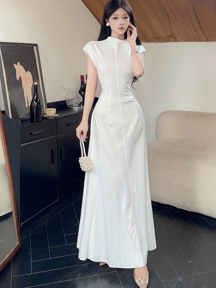 Rochie maxi SHEIN, alb