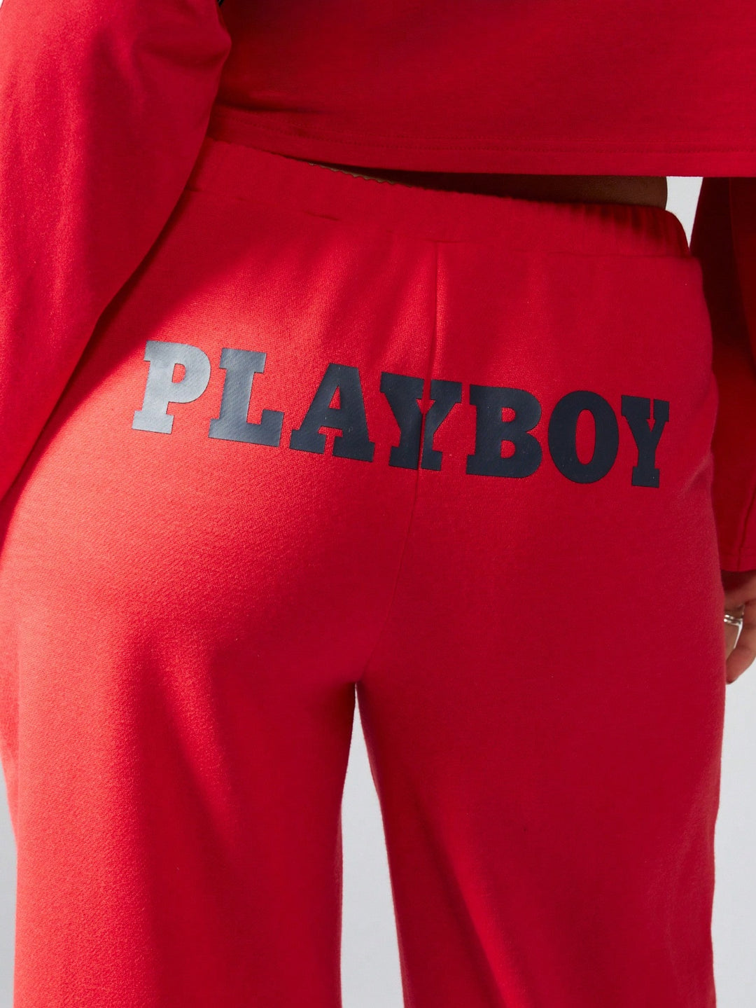 SHEIN melegítőnadrág, piros