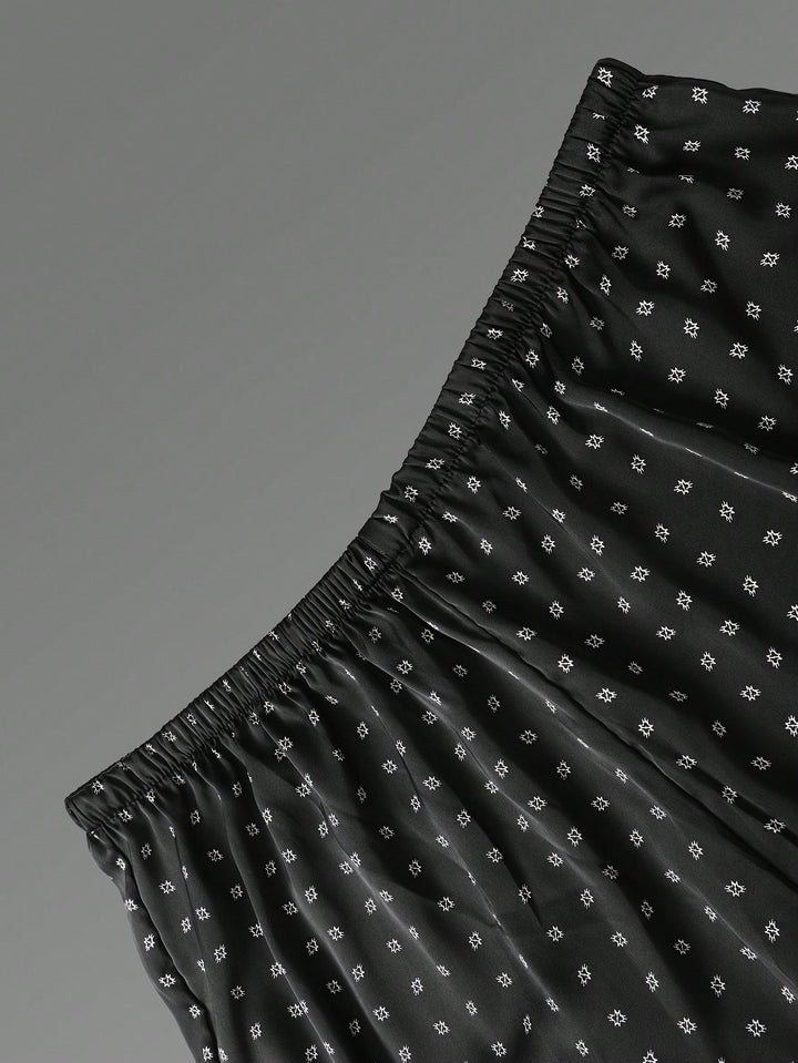 Compleu pijamale SHEIN, negru