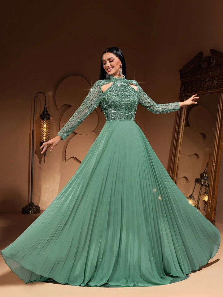 Rochie de ocazie SHEIN, verde