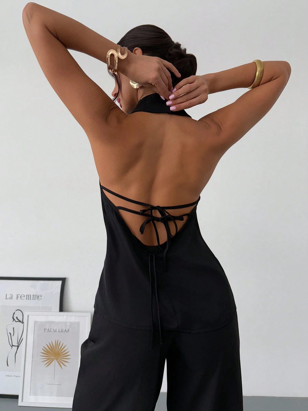 Top SHEIN, negru