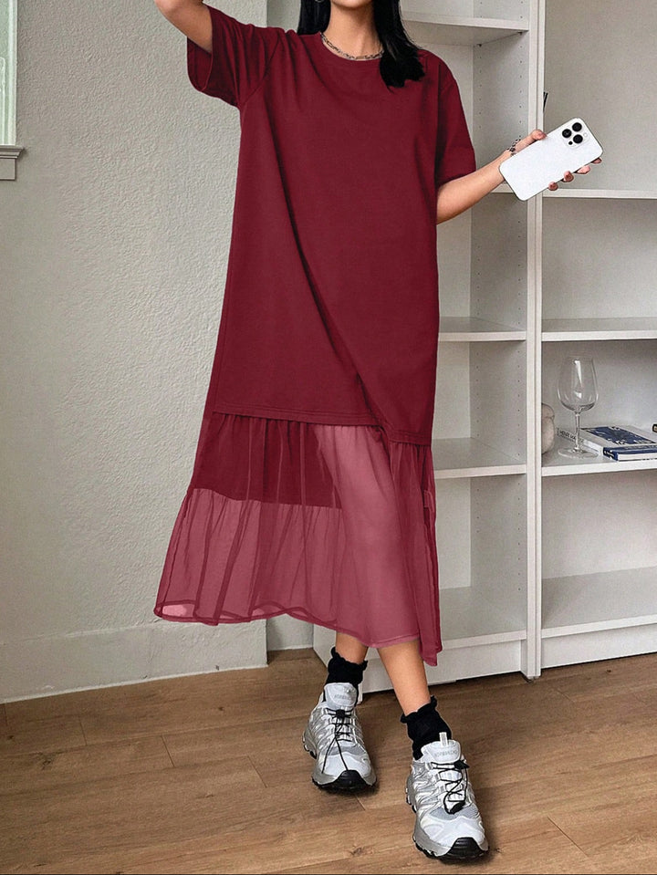 Rochie midi Dazy by Shein, vișiniu