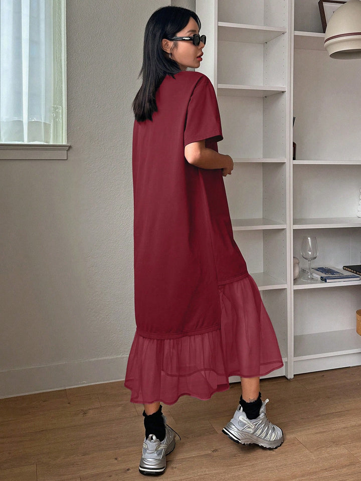 Rochie midi Dazy by Shein, vișiniu