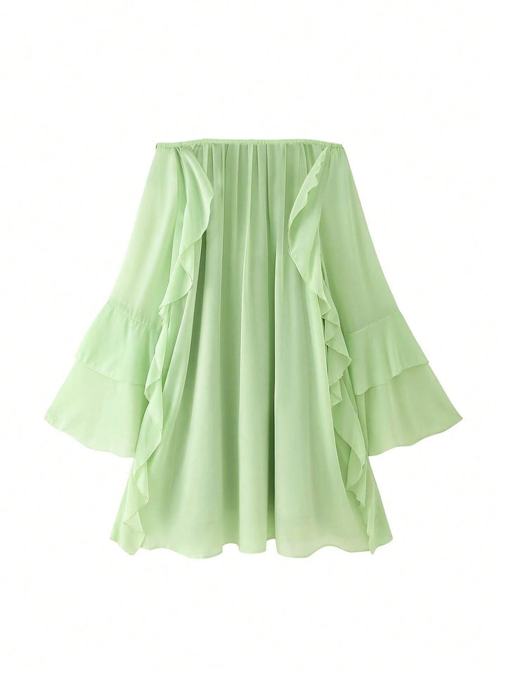 Rochie scurtă SHEIN, verde