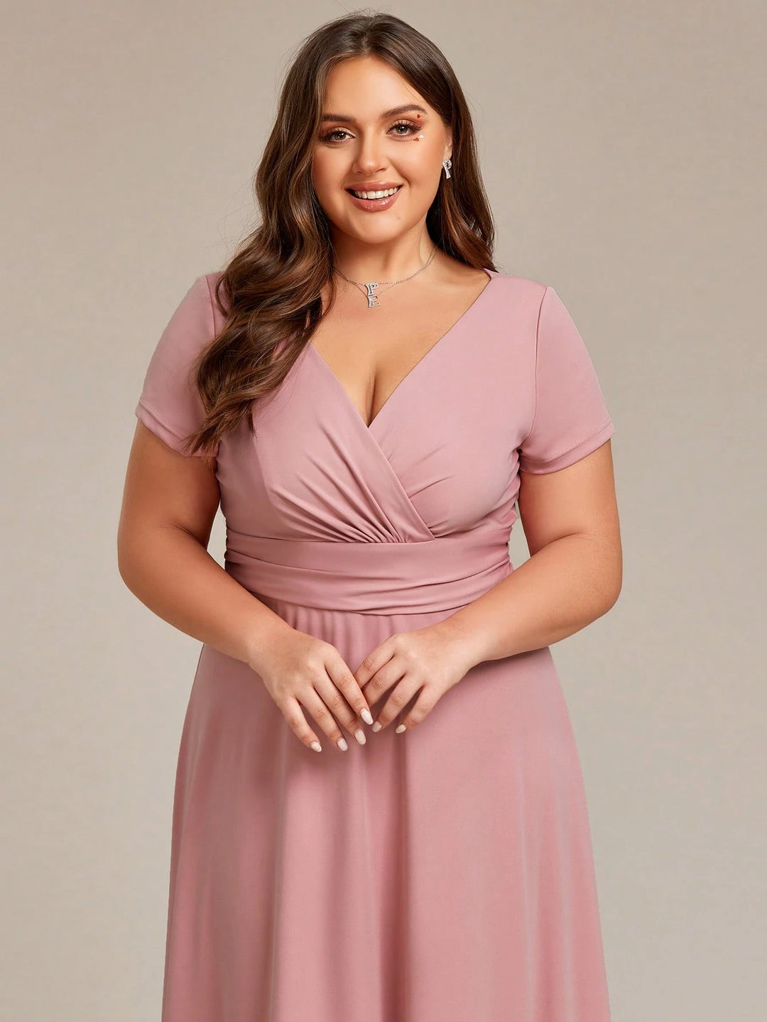 Rochie maxi SHEIN, roz