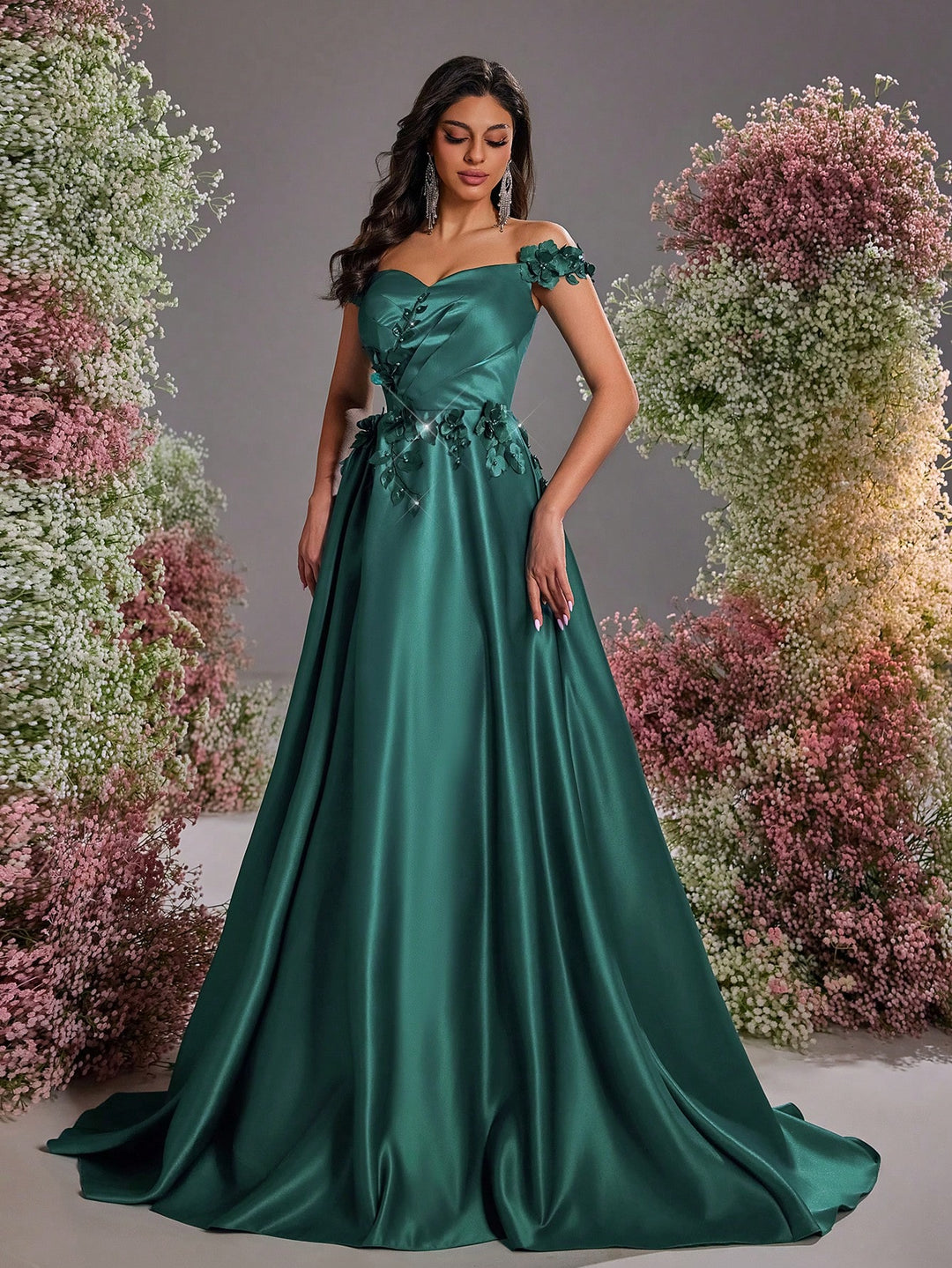 Rochie SHEIN, kaki