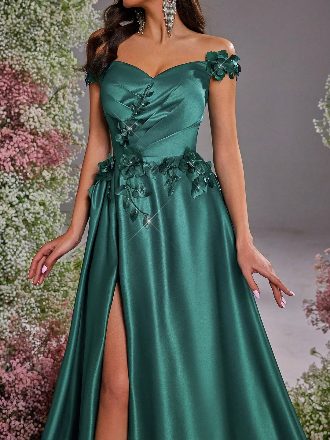 Rochie SHEIN, kaki