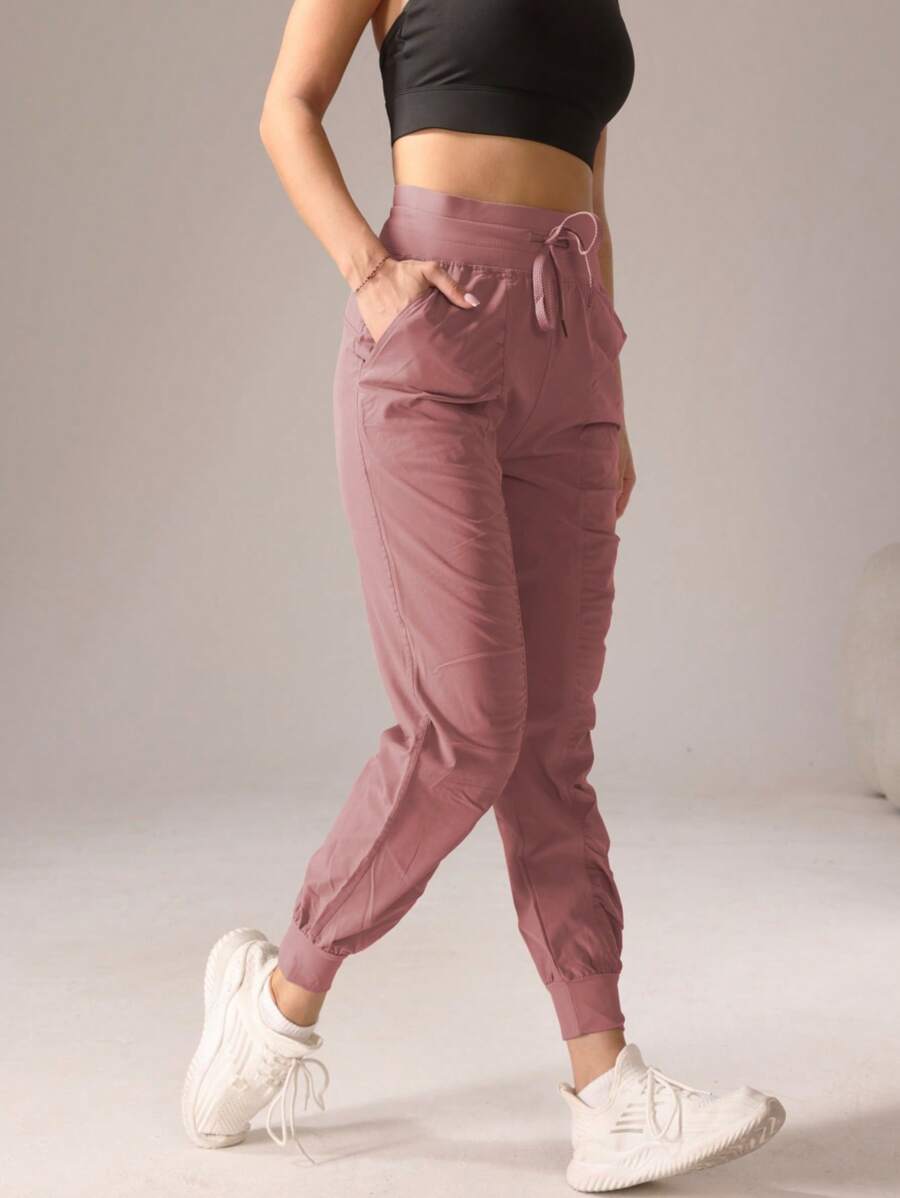 Pantaloni SHEIN, roz