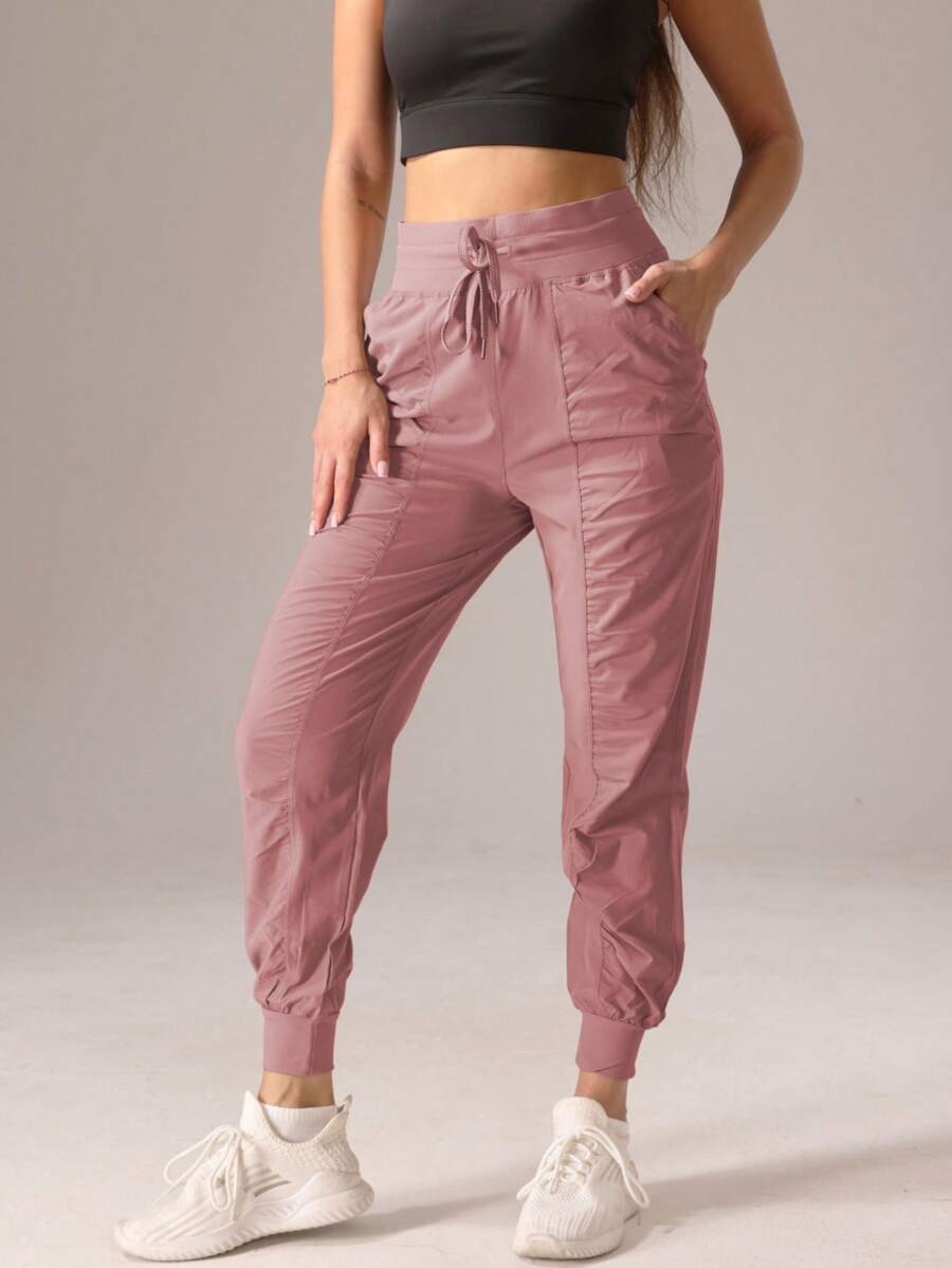 Pantaloni SHEIN, roz