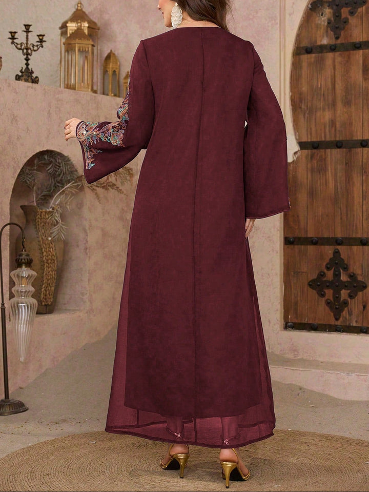 Rochie maxi Shein, vișiniu