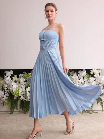 Rochie de ocazie SHEIN, albastru