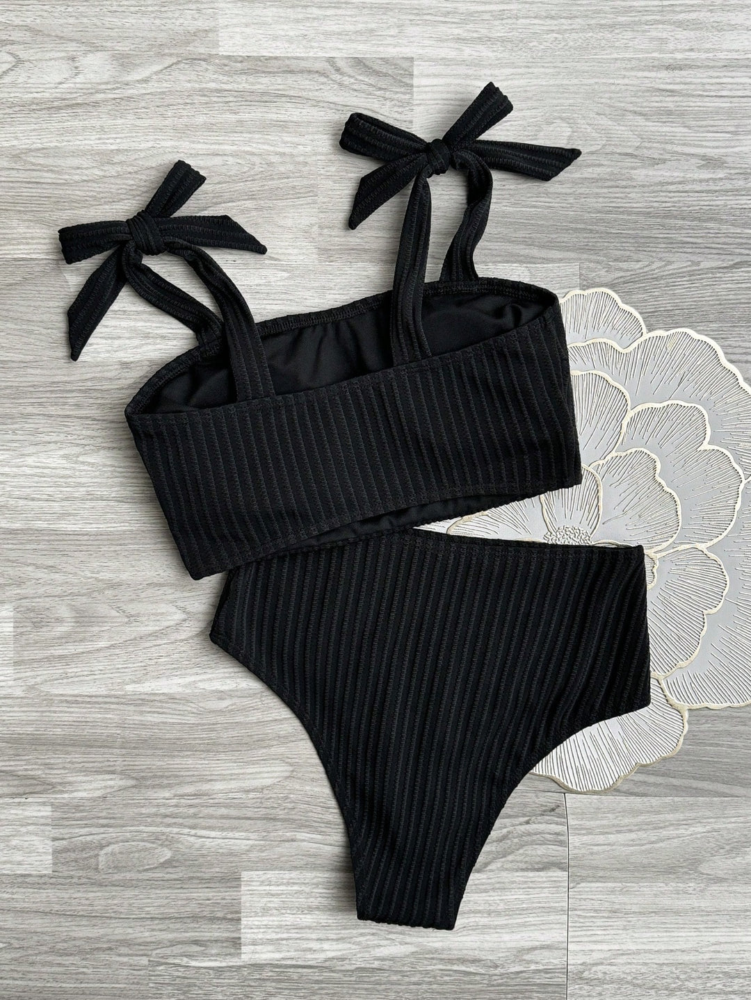 Set bikini SHEIN, negru