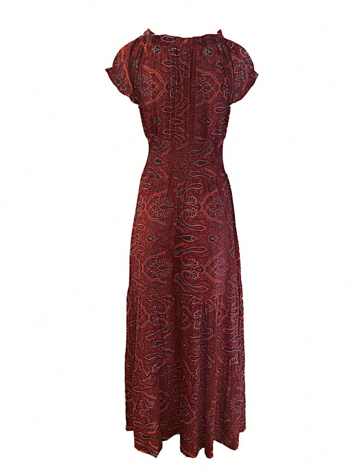 Rochie maxi SHEIN, vișiniu
