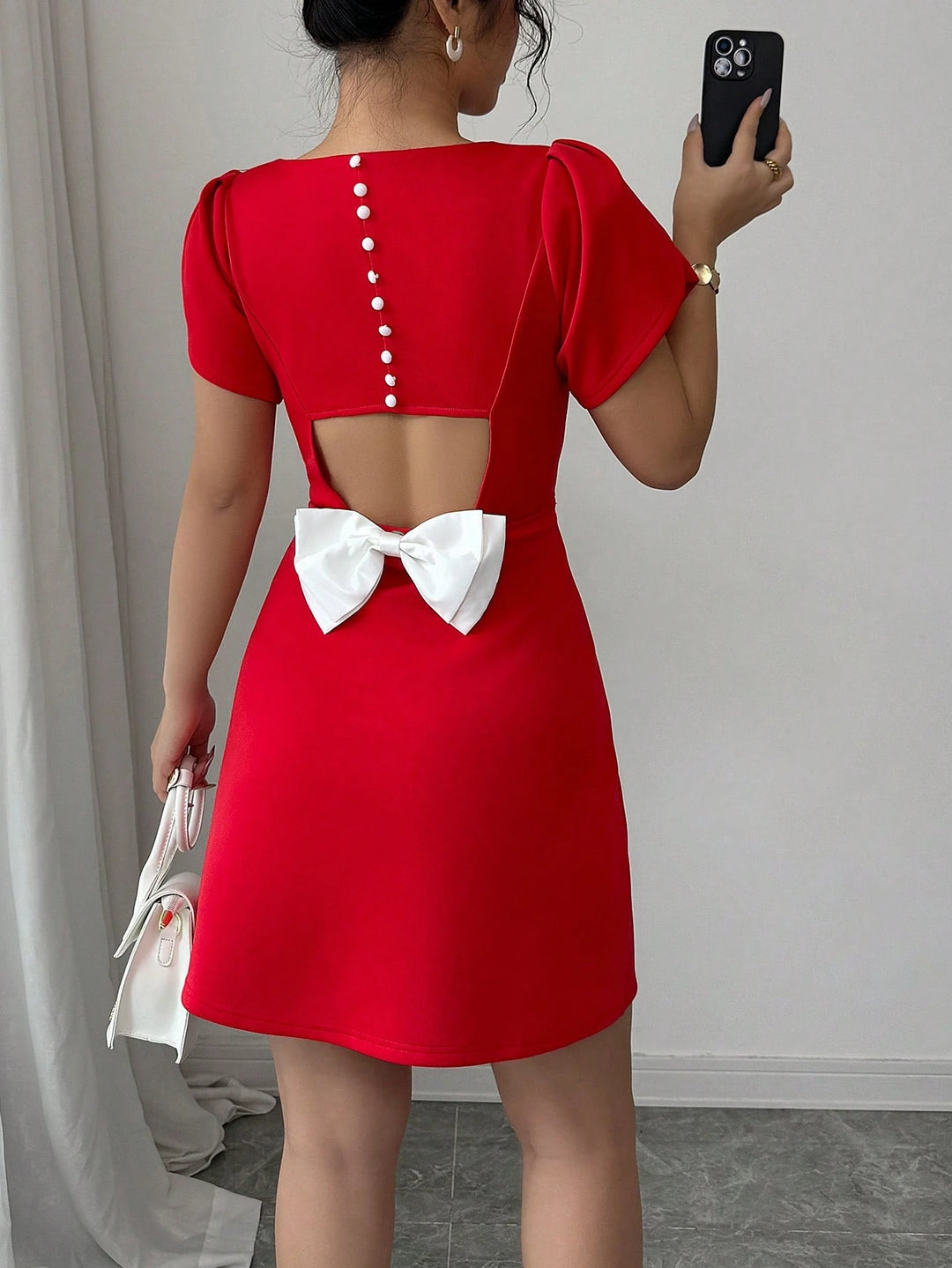 Rochie mini SHEIN, roșu