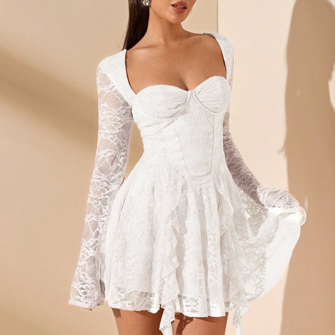 Shein mini ruha, fehér