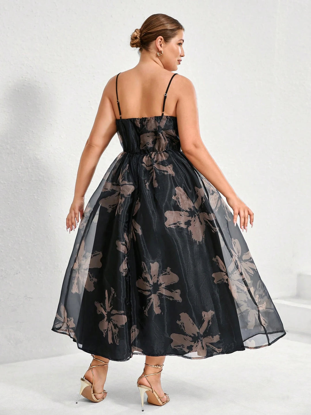Rochie maxi SHEIN, mix culori