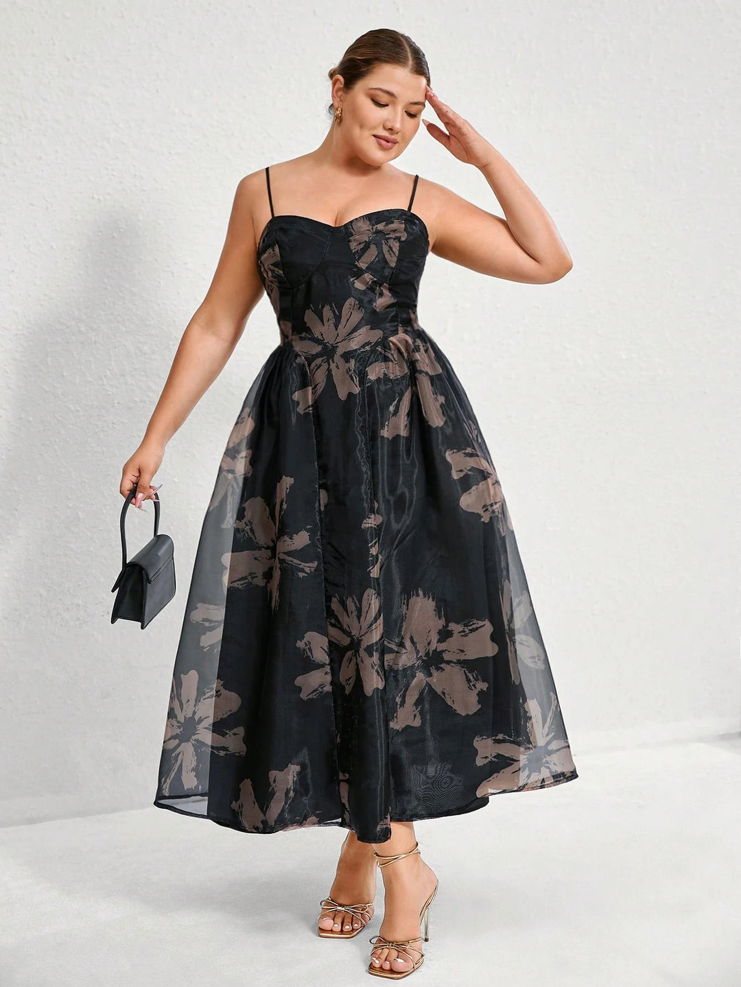 Rochie maxi SHEIN, mix culori