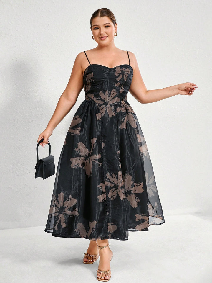 Rochie maxi SHEIN, mix culori