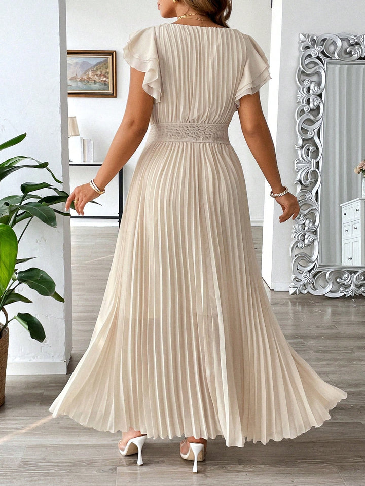 SHEIN hosszú krémruha