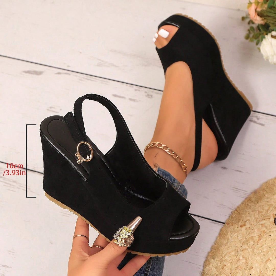 Sandale SHEIN, negru