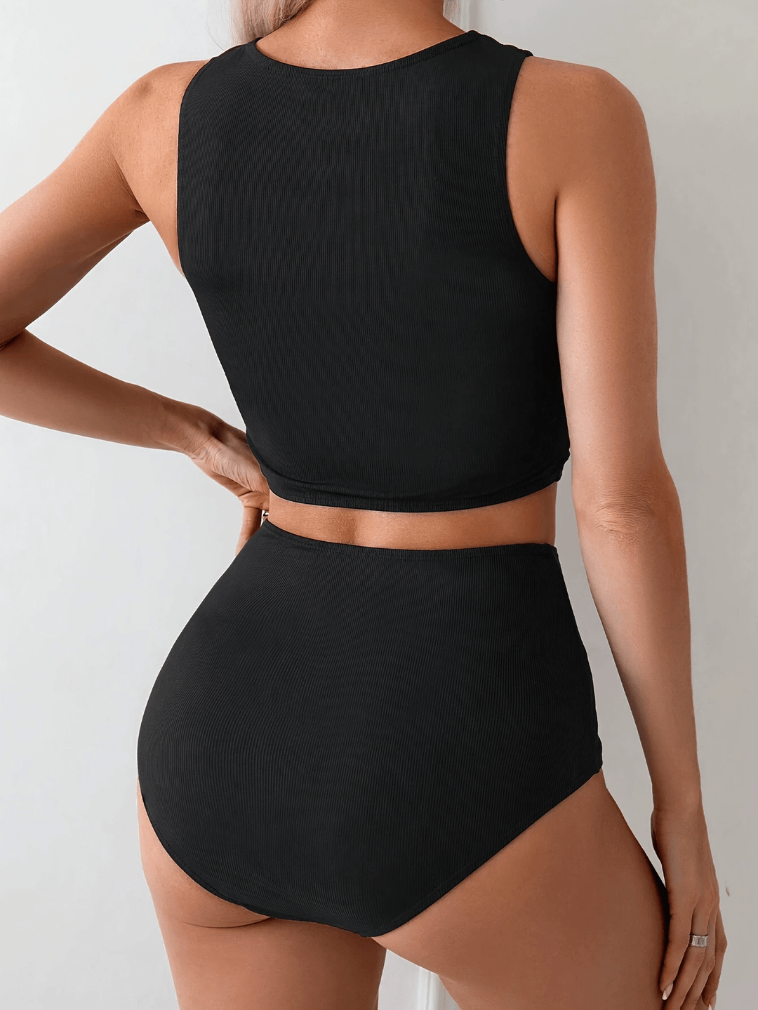 Costum de baie SHEIN, negru