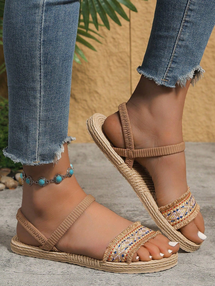 Sandale SHEIN, maro