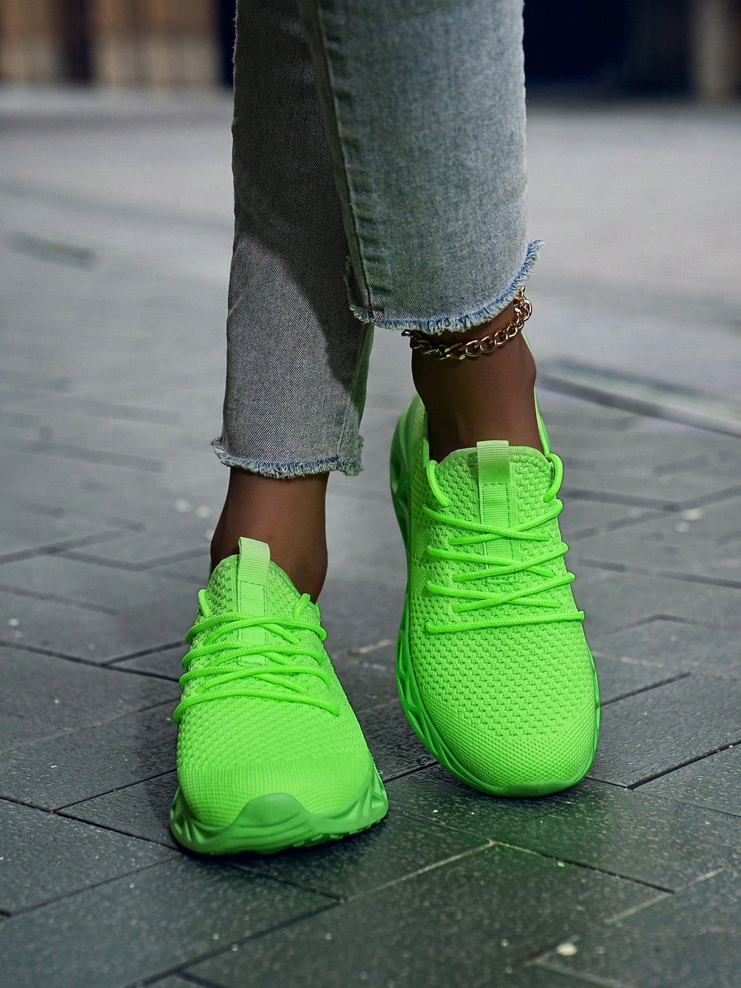 Pantofi sport SHEIN, verde