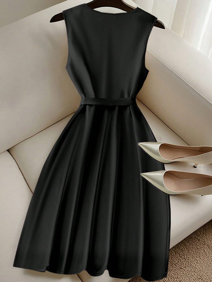Rochie midi SHEIN, negru