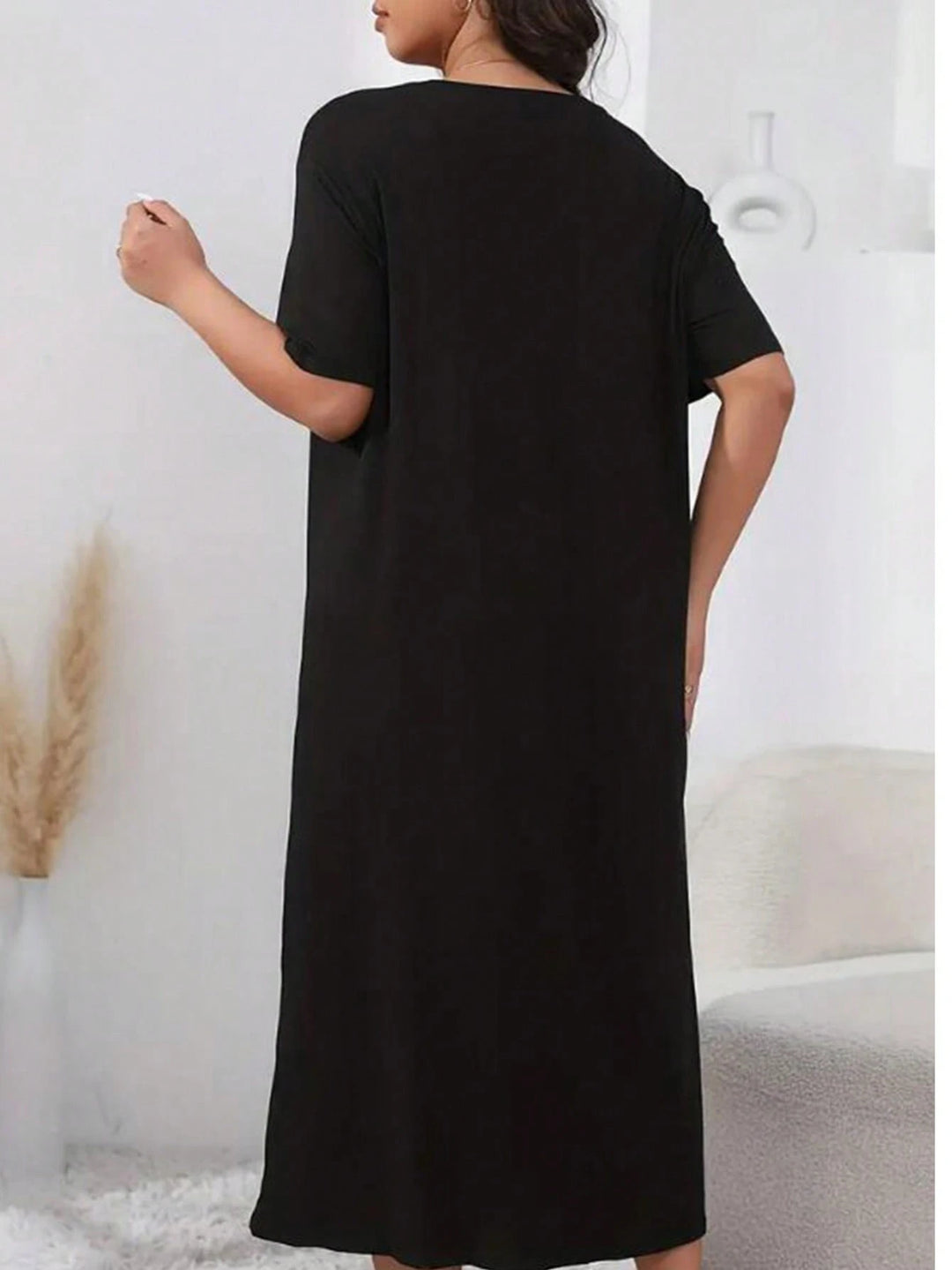 Rochie maxi SHEIN, negru