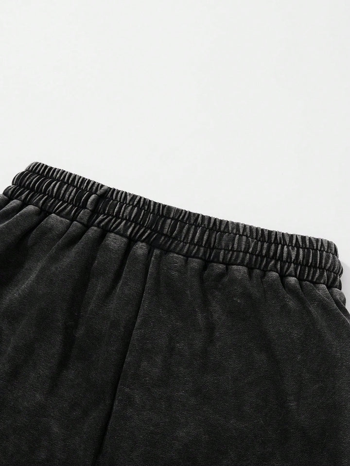 Pantaloni scurți SHEIN, negru