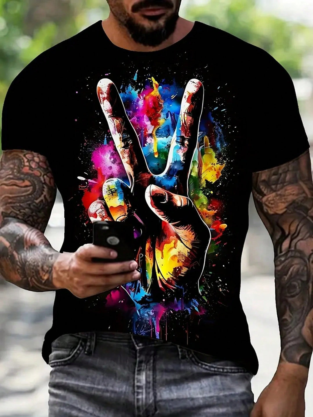 Tricou SHEIN, mix culori