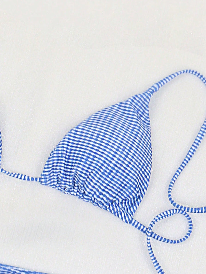 Set bikini SHEIN, albastru