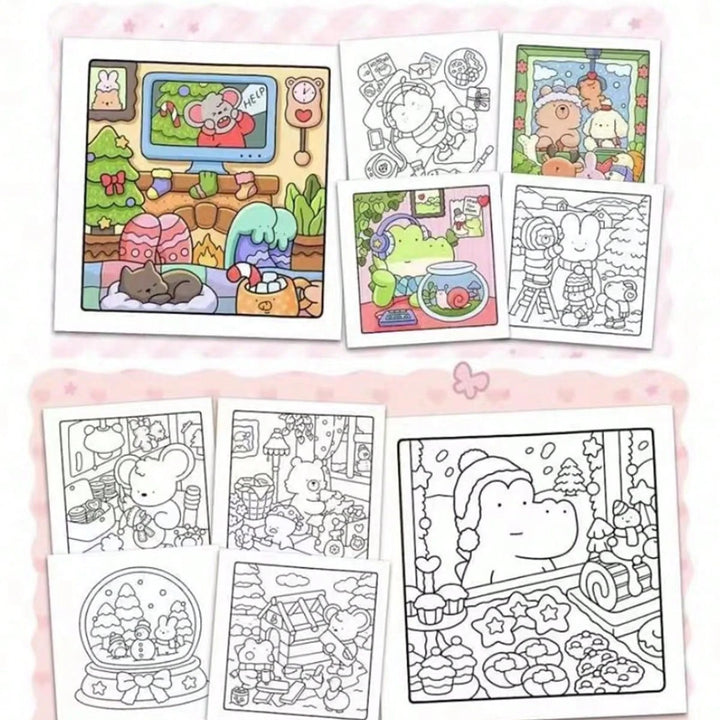 Carte de colorat SHEIN, mix culori